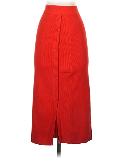 Pre-owned Lita By Ciara Formal Skirt In Red