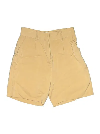 Pre-owned Lita By Ciara Khaki Shorts In Yellow