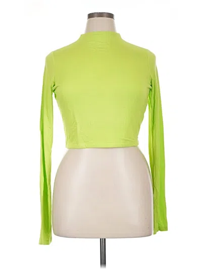 Pre-owned Lita By Ciara Long Sleeve Turtleneck In Green