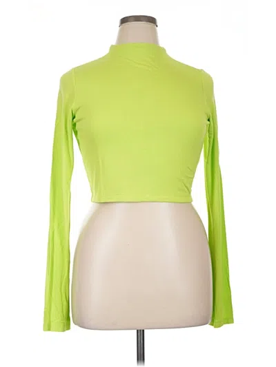 Pre-owned Lita By Ciara Long Sleeve Turtleneck In Green