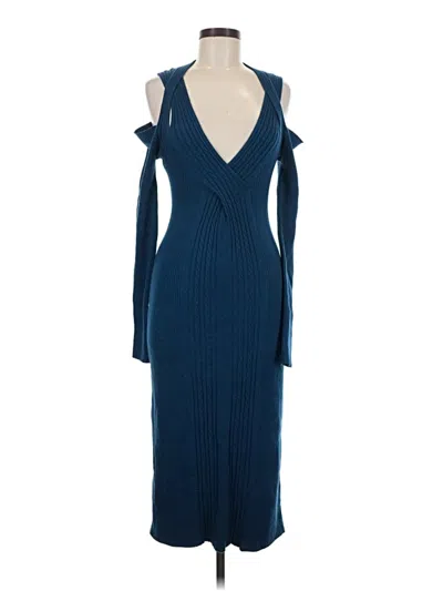 Lita By Ciara Wool Dress In Blue