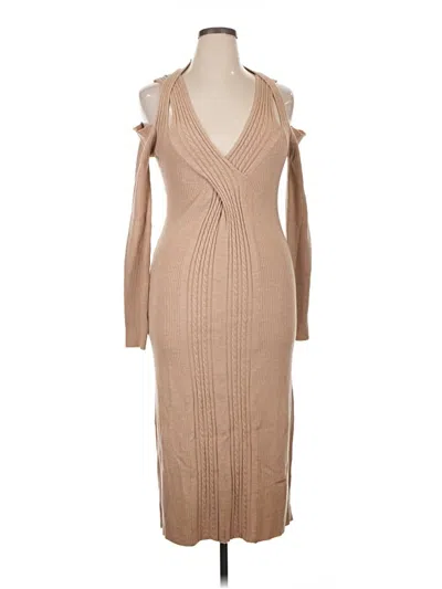 Lita By Ciara Wool Dress In Brown