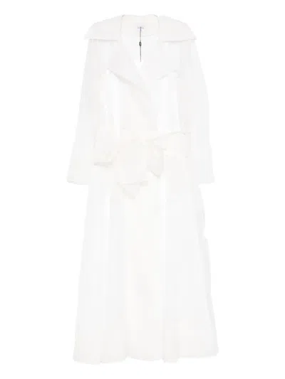 Lita Couture Clair Belted Maxi Dress In White