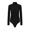 Lita Couture Viscose Open-back Top In Black