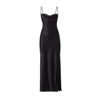 Lita Couture Women's Floor-length Silk Dress In Black