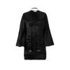 Lita Couture Ruched Mini Dress In Black In Black