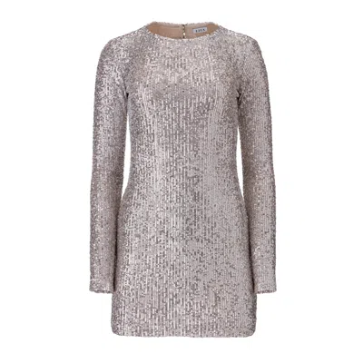 Lita Couture Women's Sequin Mini Dress In Silver