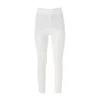 Lita Couture High-waisted White Trousers In White