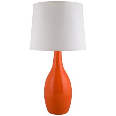 Lite Source Arby 25" High Orange Nectar Droplet Ceramic Table Lamp