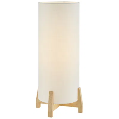 Lite Source Canyon Burlywood White Battery Powered Led Outdoor Cordless Table Lamp