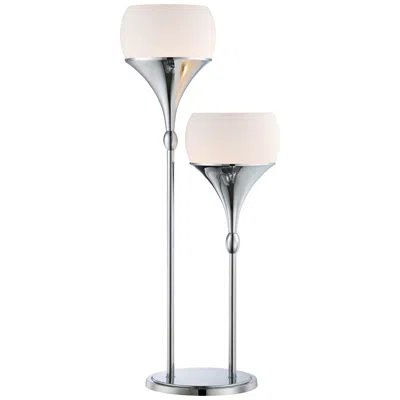 Lite Source Celestel 30 3/4" Modern 2-light Chrome Accent Table Lamp