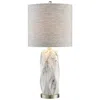 Lite Source Coliseo 28 1/2" Marbleized White Modern Ceramic Table Lamp