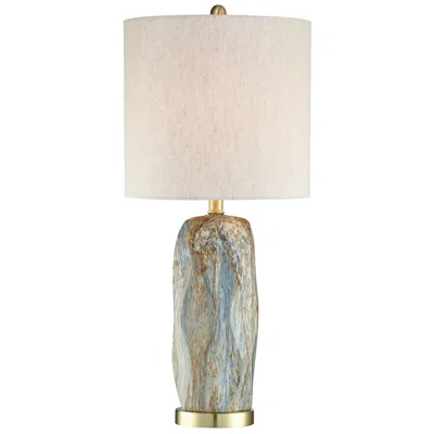 Lite Source Coliseo 28 1/2" Slate Pattern Modern Ceramic Table Lamp
