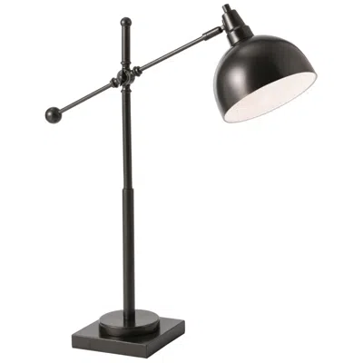 Lite Source Cupola 30" High Dark Bronze Metal Desk Table Lamp