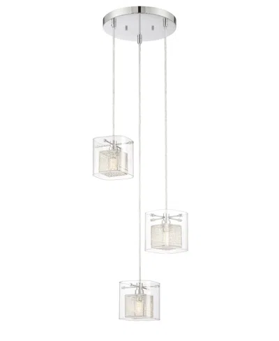 Lite Source Dahl Pendant In Silver
