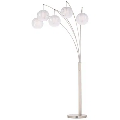 Lite Source Deion 89" High 5-light Hanging Lights Arc Floor Lamp