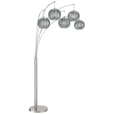 Lite Source Deion Brushed Nickel 5-light Arc Floor Lamp