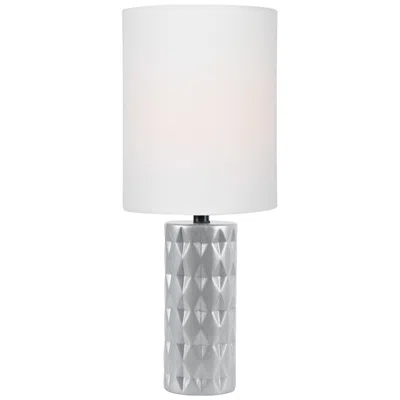 Lite Source Delta 17" High Silver Ceramic Accent Table Lamp