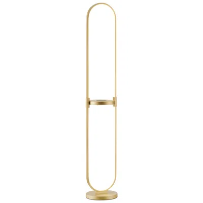 Lite Source Dysis 56" Gold Led Usb And Wireless Charger Floor Lamp
