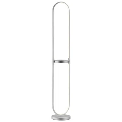 Lite Source Dysis 56" Silver Modern Led Floor Lamp With Charging Pad