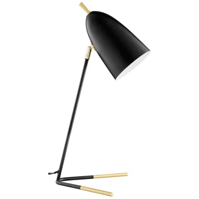 Lite Source Edel 24" High Black Metal Modern Task Light Table Lamp
