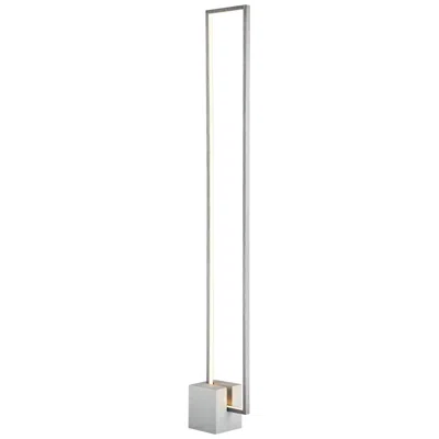 Lite Source Fantica 55 1/2" Gray Metal Modern Led Floor Lamp