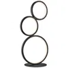 Lite Source Fedora 17 1/4" High Black Led Accent Table Lamp