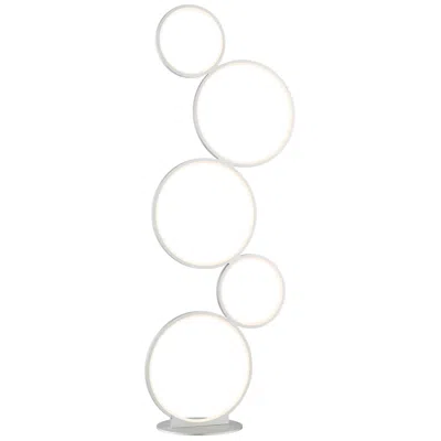 Lite Source Fedora 44 1/2" High Silver Led Floor Lamp