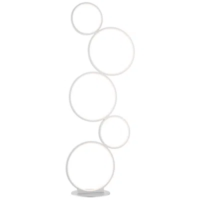 Lite Source Fedora White 5-light Led Floor Lamp