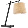Lite Source Gaines 26" High Black Table Lamp In Black