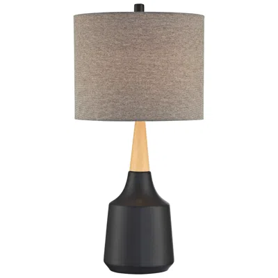 Lite Source Genson 29" Gray And Black Modern Ceramic Table Lamp