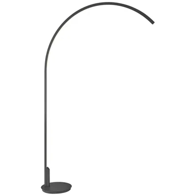 Lite Source Guerra 74" High Black Modern Led Arc Floor Lamp