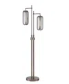 Lite Source Hagen Floor Lamp In Gunmetal