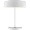 Lite Source Hakan 19" High White Finish Modern Table Lamp In White