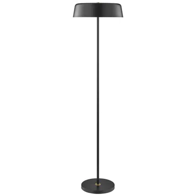 Lite Source Hakan 60 1/4 High Modern Black Floor Lamp