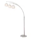 Lite Source Inc 93in Deion Arch Floor Lamp In Silver