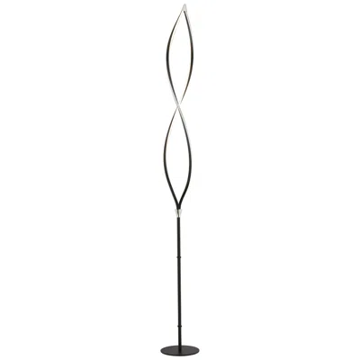 Lite Source Kyle 70" High Black Metal Modern Led Floor Lamp