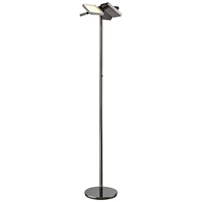 Lite Source Lampard 71" Gunmetal Modern Led Torchiere Floor Lamp