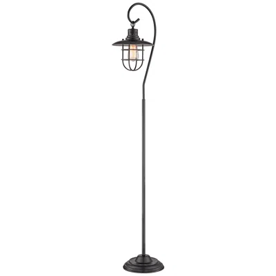 Lite Source Lanterna Ii 58 1/2" High Bronze Floor Lamp In Black