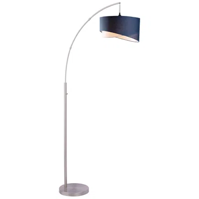 Lite Source Leonora Brushed Nickel Arch Floor Lamp