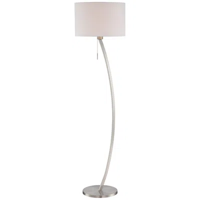 Lite Source Lilith 60 3/4" Modern Chrome Metal Floor Lamp
