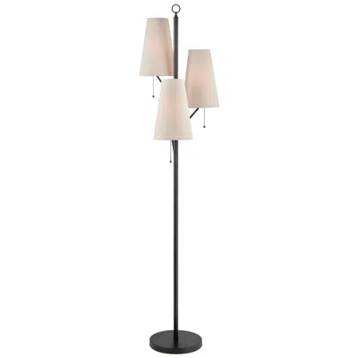 Lite Source Linnea Soft Bronze 3-light Floor Lamp