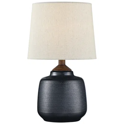 Lite Source Lismore 17" High Painted Bronze Accent Table Lamp