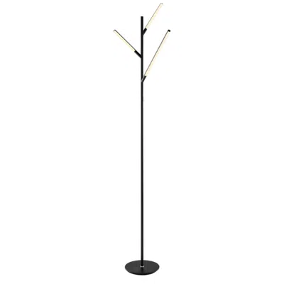 Lite Source Lorant 74 1/2" Black Metal Led Modern Tree Floor Lamp