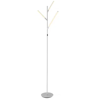 Lite Source Lorant 74 1/2" Silver Metal Modern Led Tree Floor Lamp