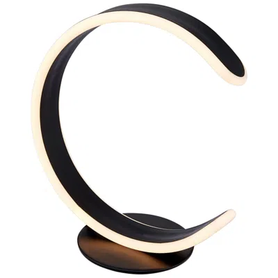 Lite Source Luma 12 1/2" High Black Led Accent Table Lamp