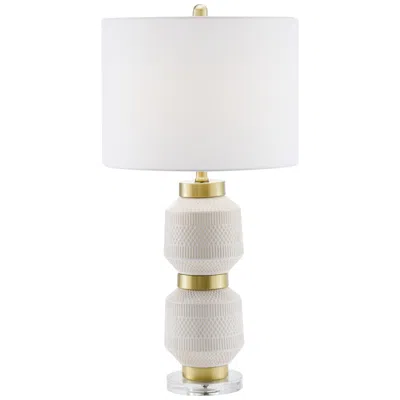 Lite Source Madelia 29 1/4" High Modern White Ceramic Table Lamp