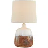 Lite Source Marco 17 1/4" High White And Brown Ceramic Table Lamp