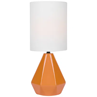 Lite Source Mason 17" High Orange Ceramic Accent Table Lamp