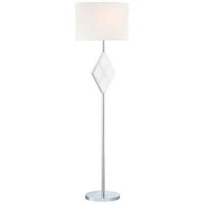 Lite Source Molten 60 3/4" Chrome Floor Lamp With Led Night Light